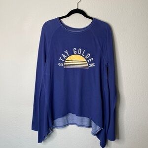 Grayson Threads sweater stay golden flowy medium